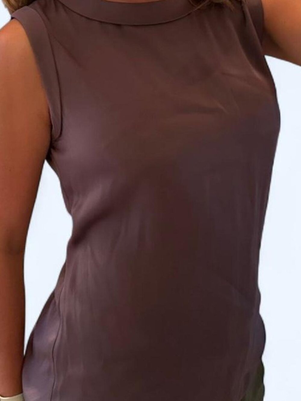 Elie Tahari sleeveless silk purple blouse | Size small | Perfect condition